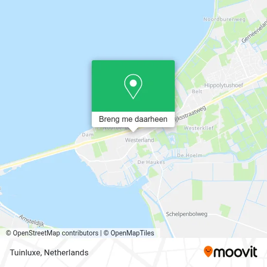 Tuinluxe kaart