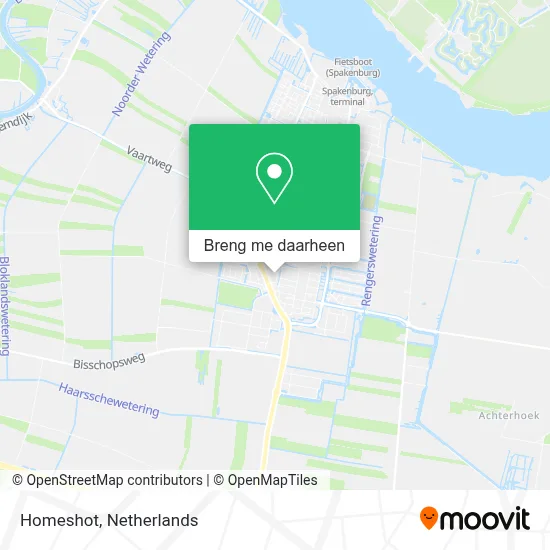 Homeshot kaart