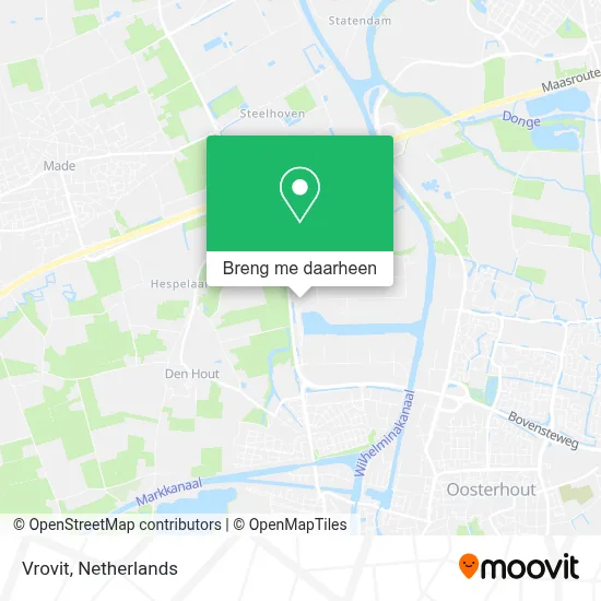 Vrovit kaart