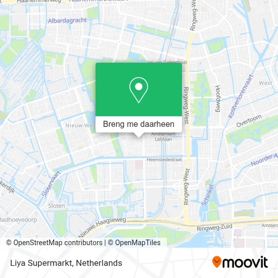 Liya Supermarkt kaart