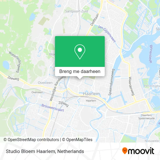 Studio Bloem Haarlem kaart
