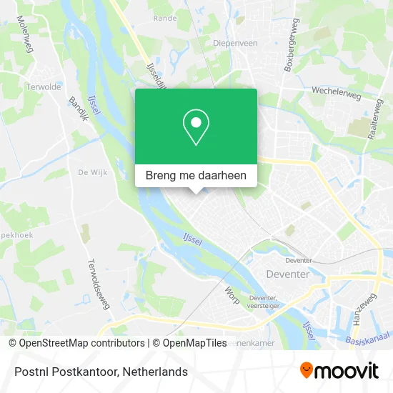 Postnl Postkantoor kaart