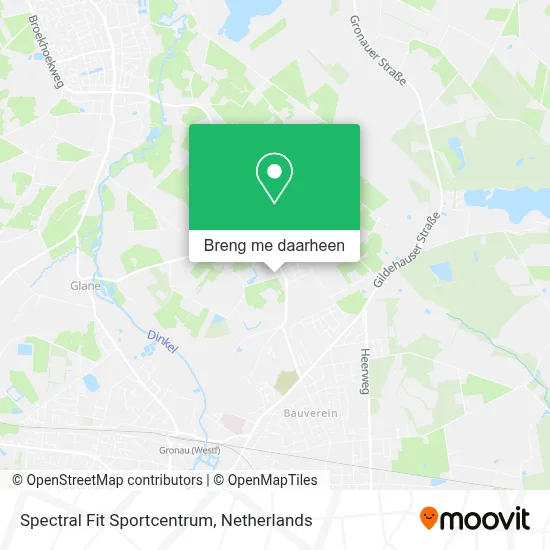 Spectral Fit Sportcentrum kaart
