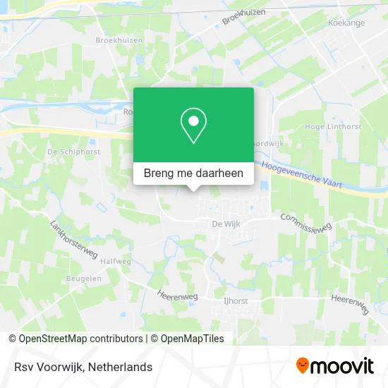 Rsv Voorwijk kaart