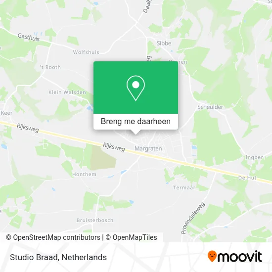 Studio Braad kaart