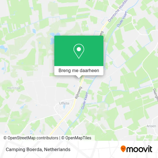 Camping Boerda kaart