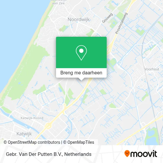Gebr. Van Der Putten B.V. kaart