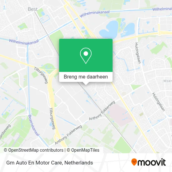 Gm Auto En Motor Care kaart