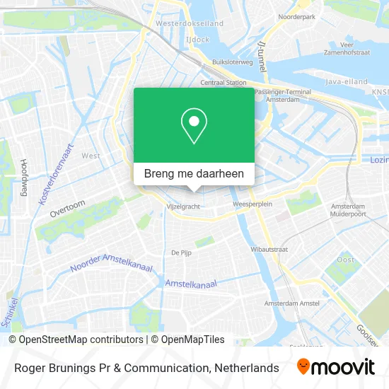 Roger Brunings Pr & Communication kaart