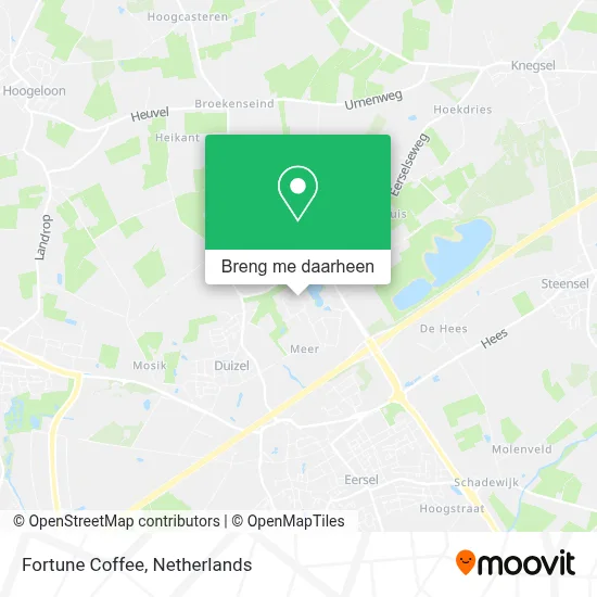 Fortune Coffee kaart