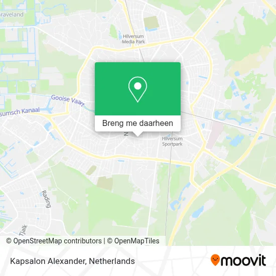 Kapsalon Alexander kaart