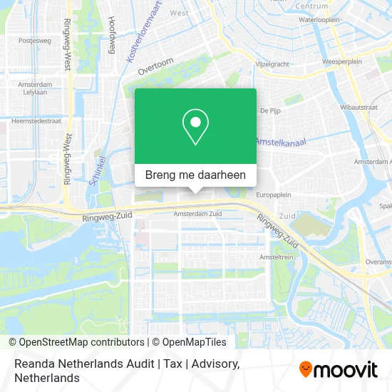 Reanda Netherlands Audit | Tax | Advisory kaart