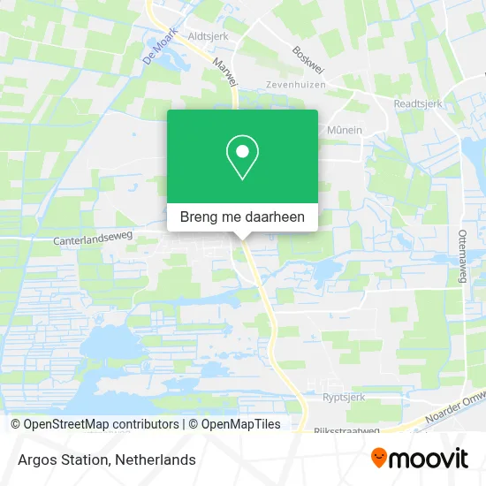 Argos Station kaart