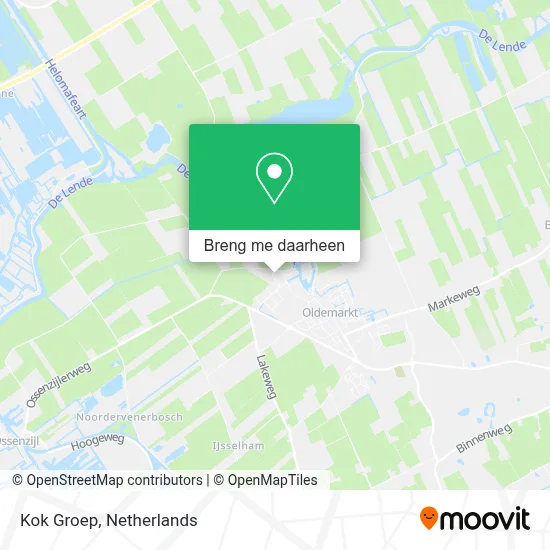 Kok Groep kaart