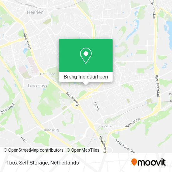 1box Self Storage kaart