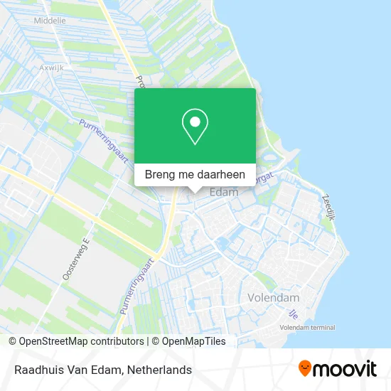 Raadhuis Van Edam kaart