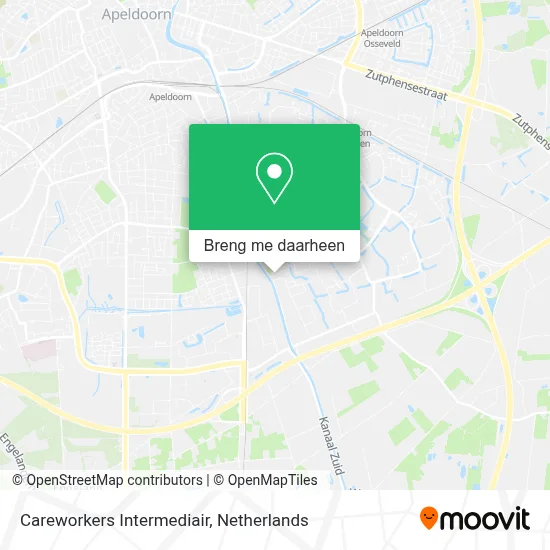 Careworkers Intermediair kaart