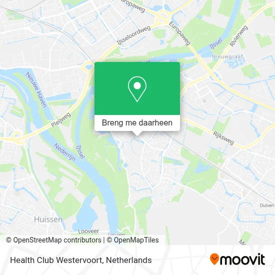 Health Club Westervoort kaart