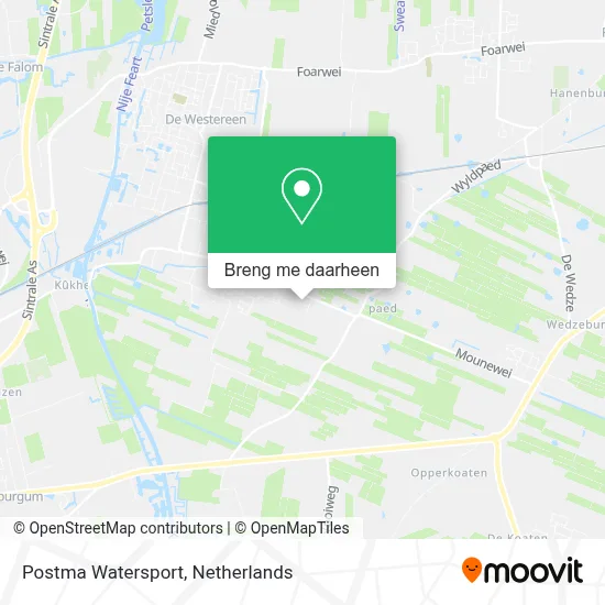 Postma Watersport kaart