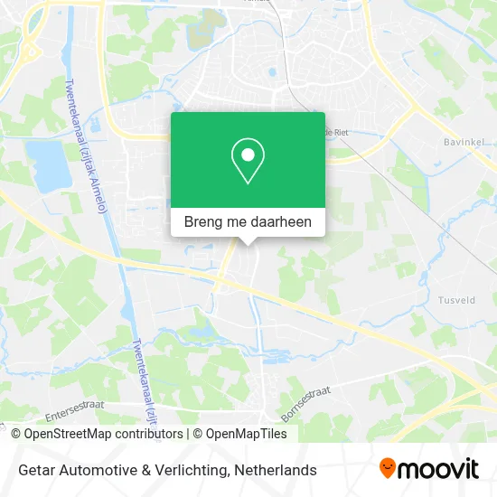 Getar Automotive & Verlichting kaart