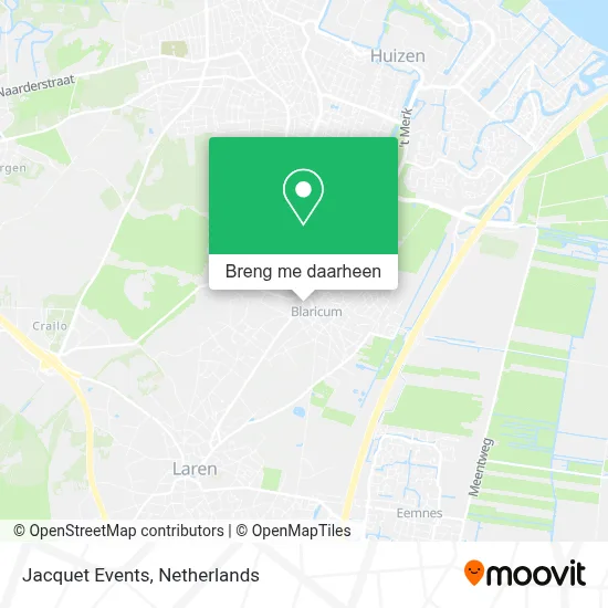 Jacquet Events kaart