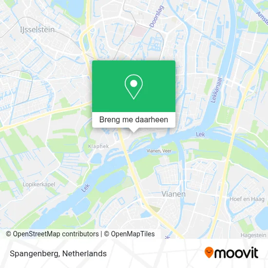 Spangenberg kaart