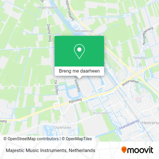 Majestic Music Instruments kaart