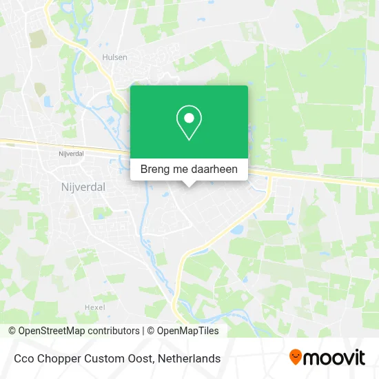 Cco Chopper Custom Oost kaart