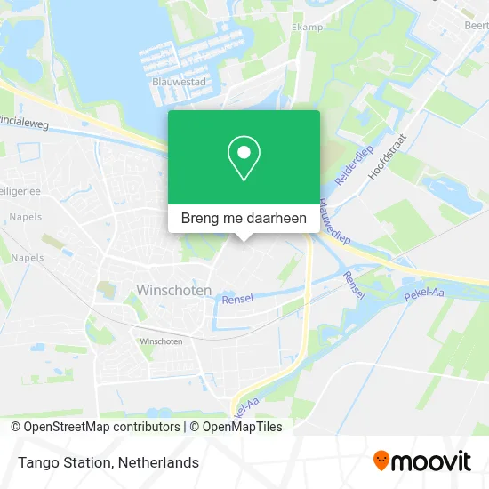 Tango Station kaart