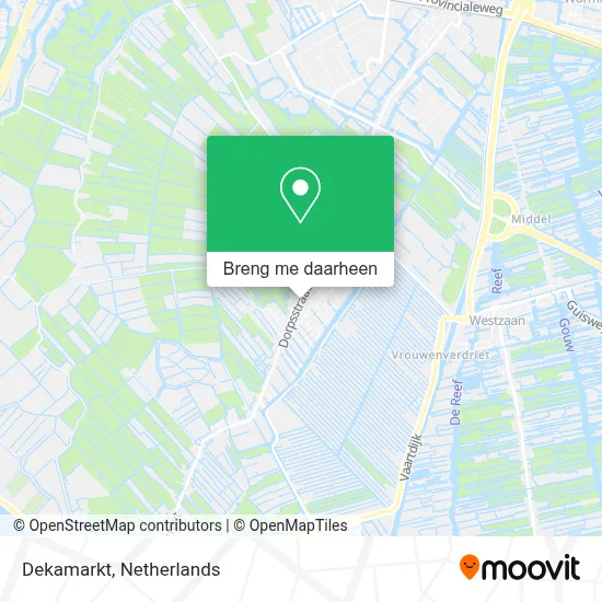 Dekamarkt kaart