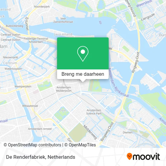 De Renderfabriek kaart
