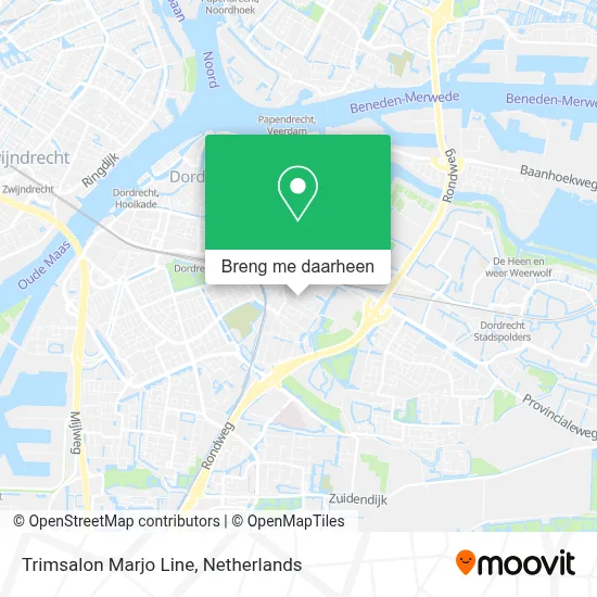 Trimsalon Marjo Line kaart