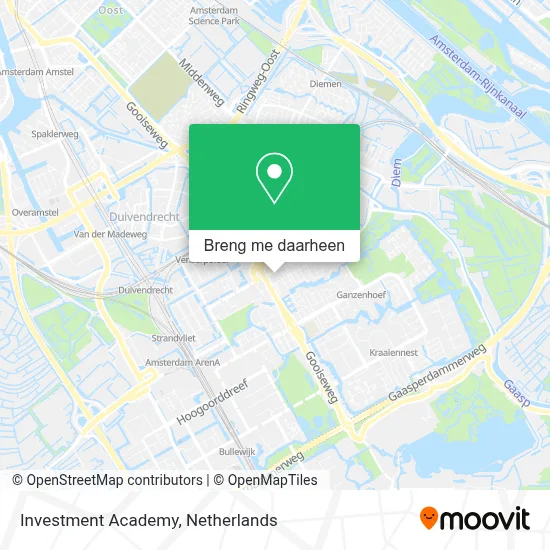 Investment Academy kaart