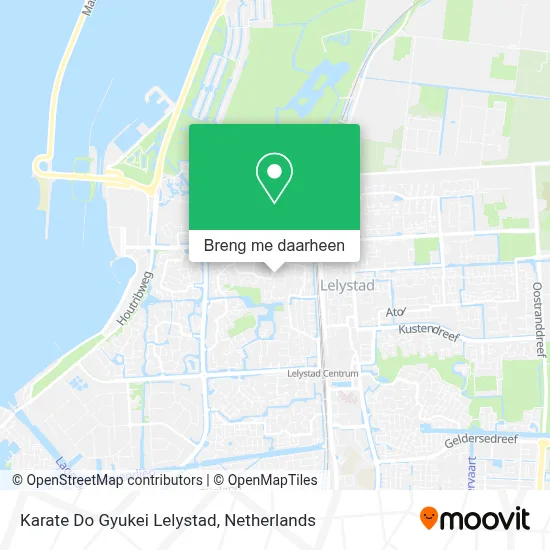 Karate Do Gyukei Lelystad kaart