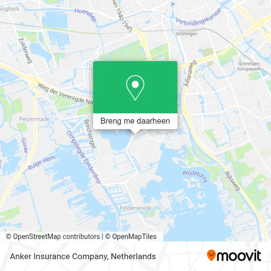 Anker Insurance Company kaart