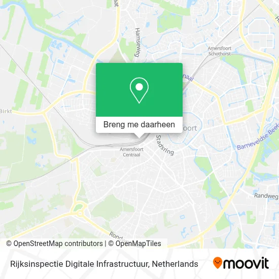 Rijksinspectie Digitale Infrastructuur kaart