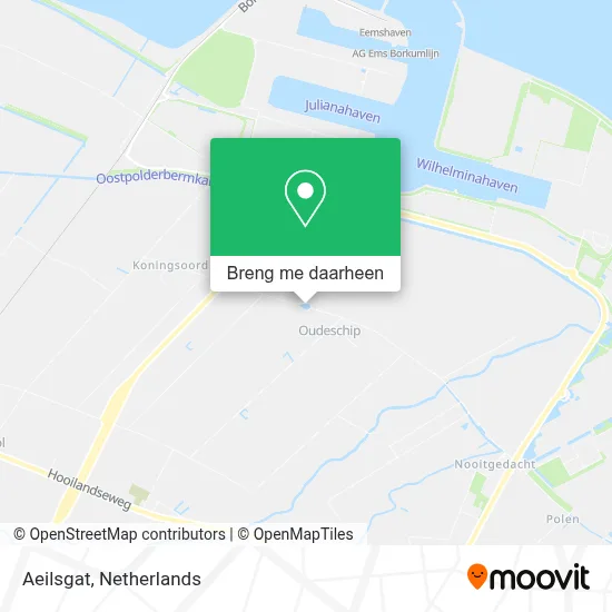 Aeilsgat kaart