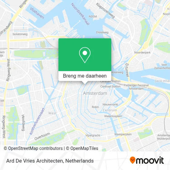Ard De Vries Architecten kaart