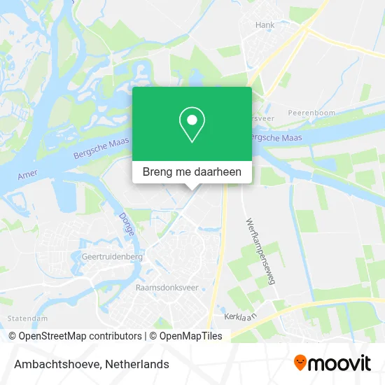 Ambachtshoeve kaart
