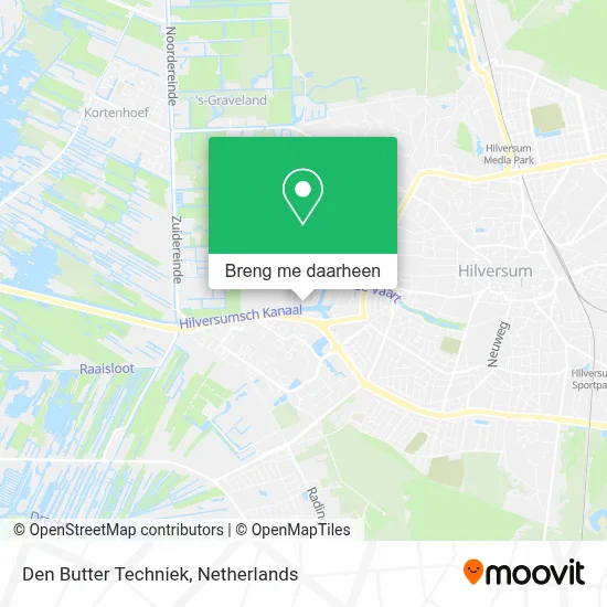 Den Butter Techniek kaart