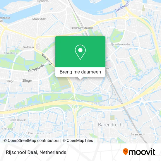 Rijschool Daal kaart