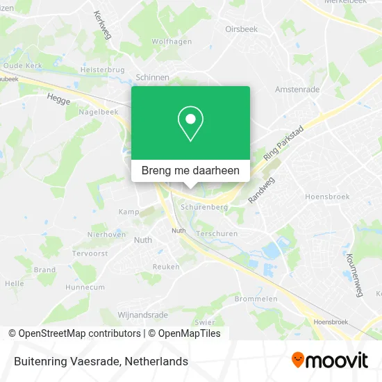 Buitenring Vaesrade kaart