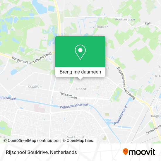 Rijschool Souldrive kaart