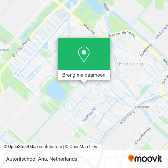 Autorijschool Aha kaart