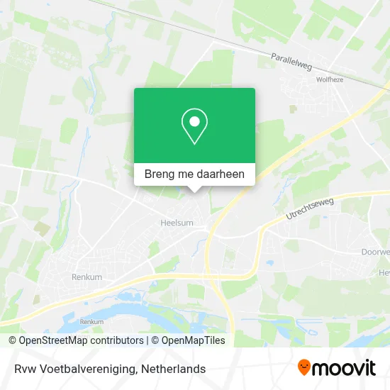 Rvw Voetbalvereniging kaart
