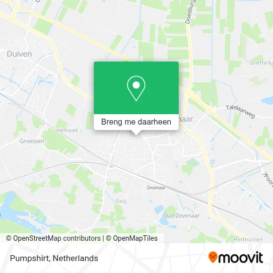 Pumpshirt kaart