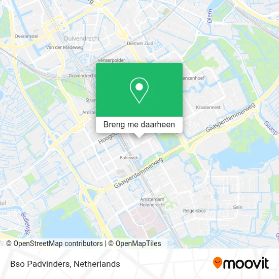 Bso Padvinders kaart