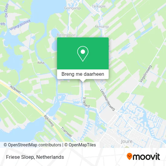 Friese Sloep kaart