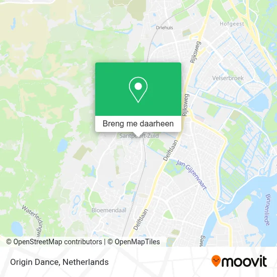 Origin Dance kaart