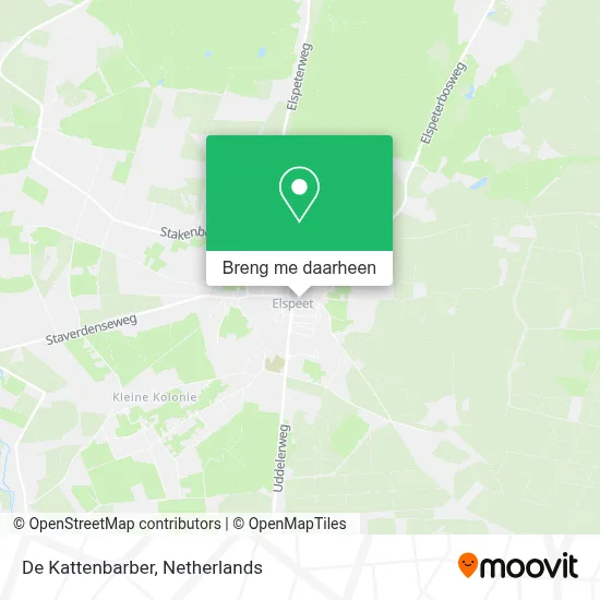 De Kattenbarber kaart